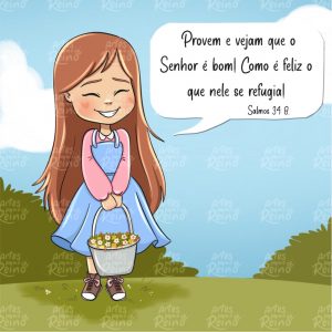 Arte Digital O Senhor é Bom