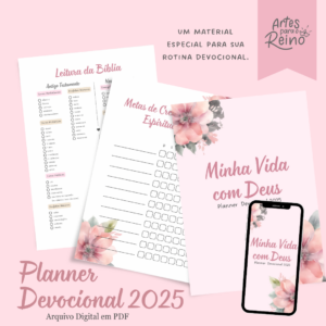 Planner Devocional 2025 Minha vida com Deus
