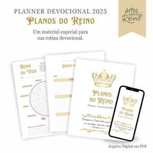 Planner Devocional 2025 Planos do Reino