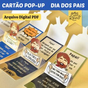 Cartão Pop-Up – Dia dos Pais