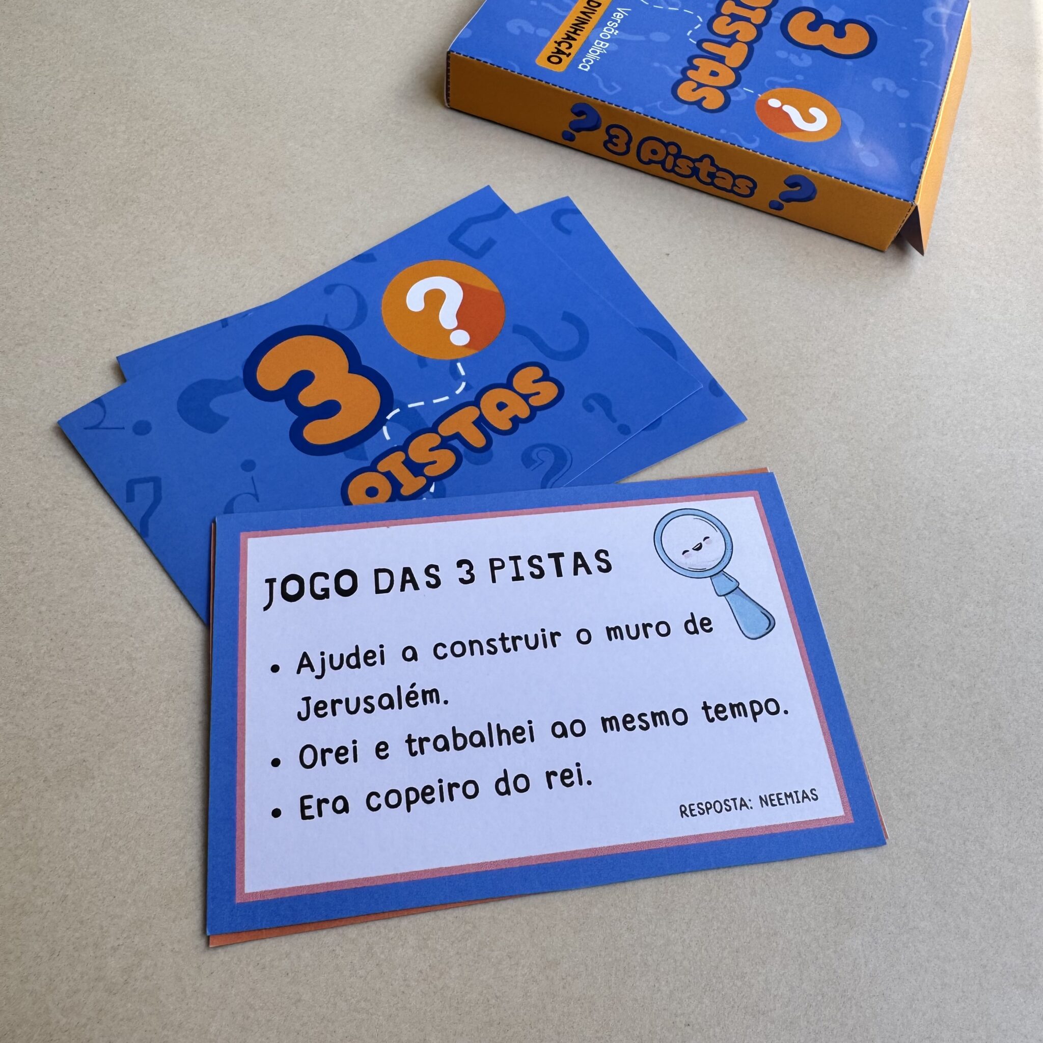 Jogo das 3 pistas – Artes para o Reino