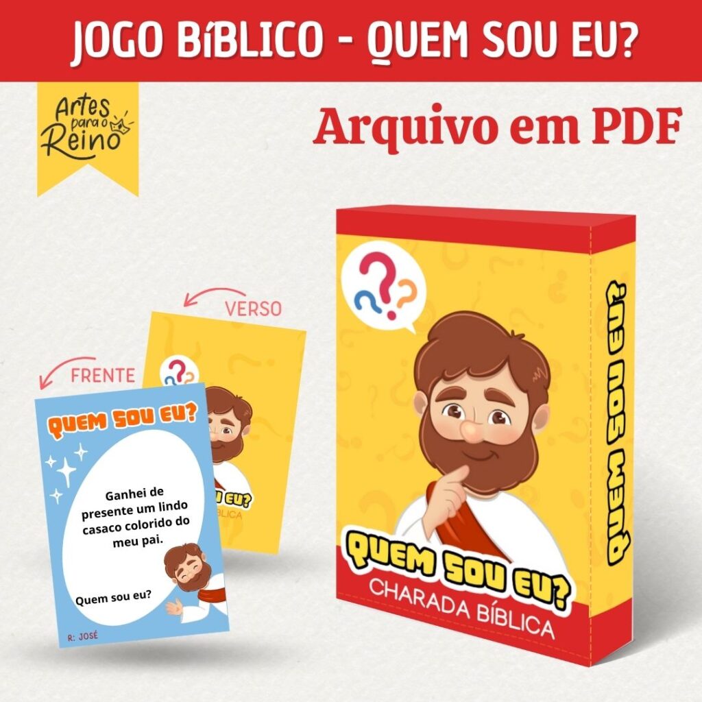 QUEM SOU EU? Jogo bíblico – Artes para o Reino