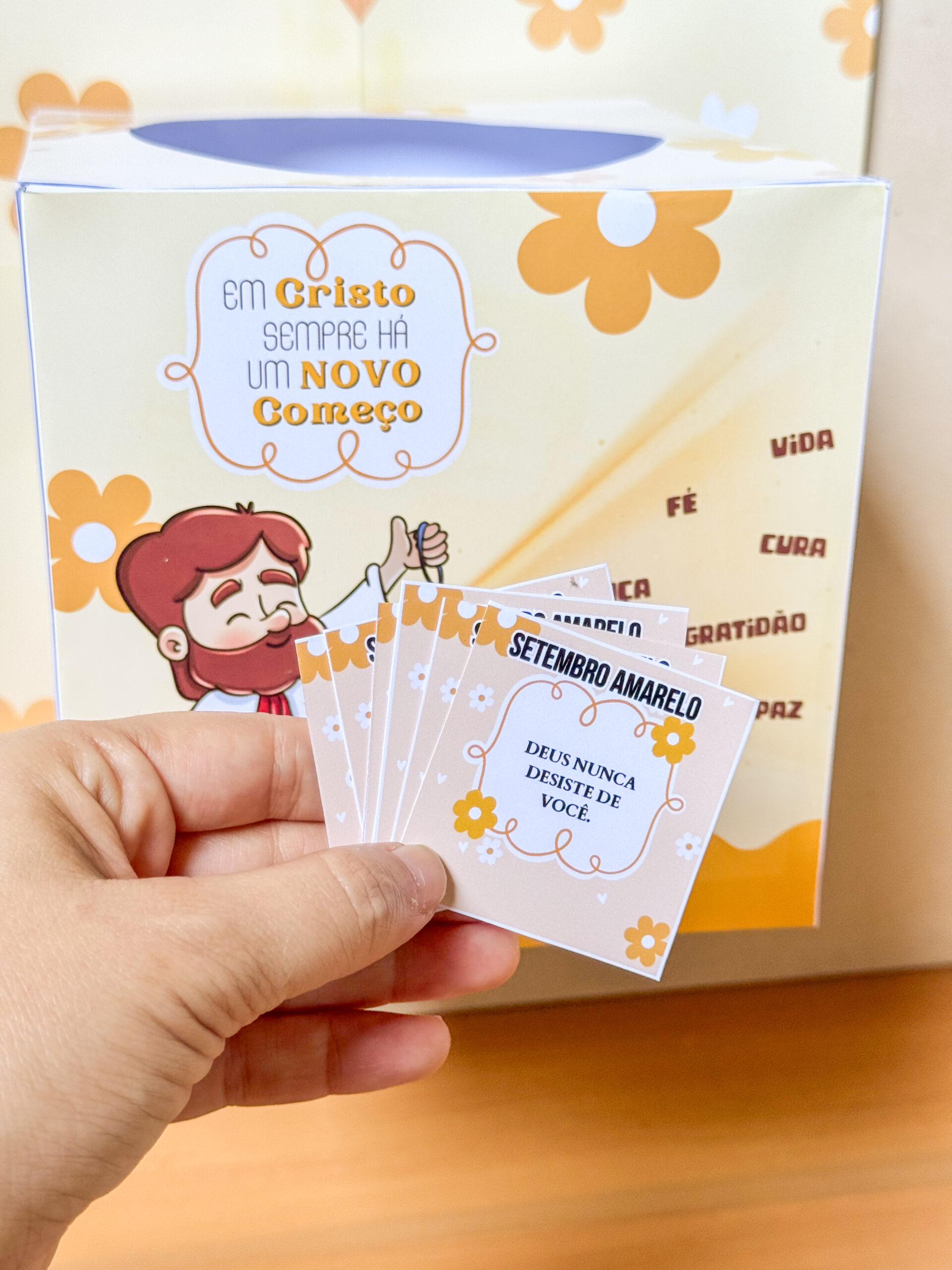 Caixa Setembro Amarelo