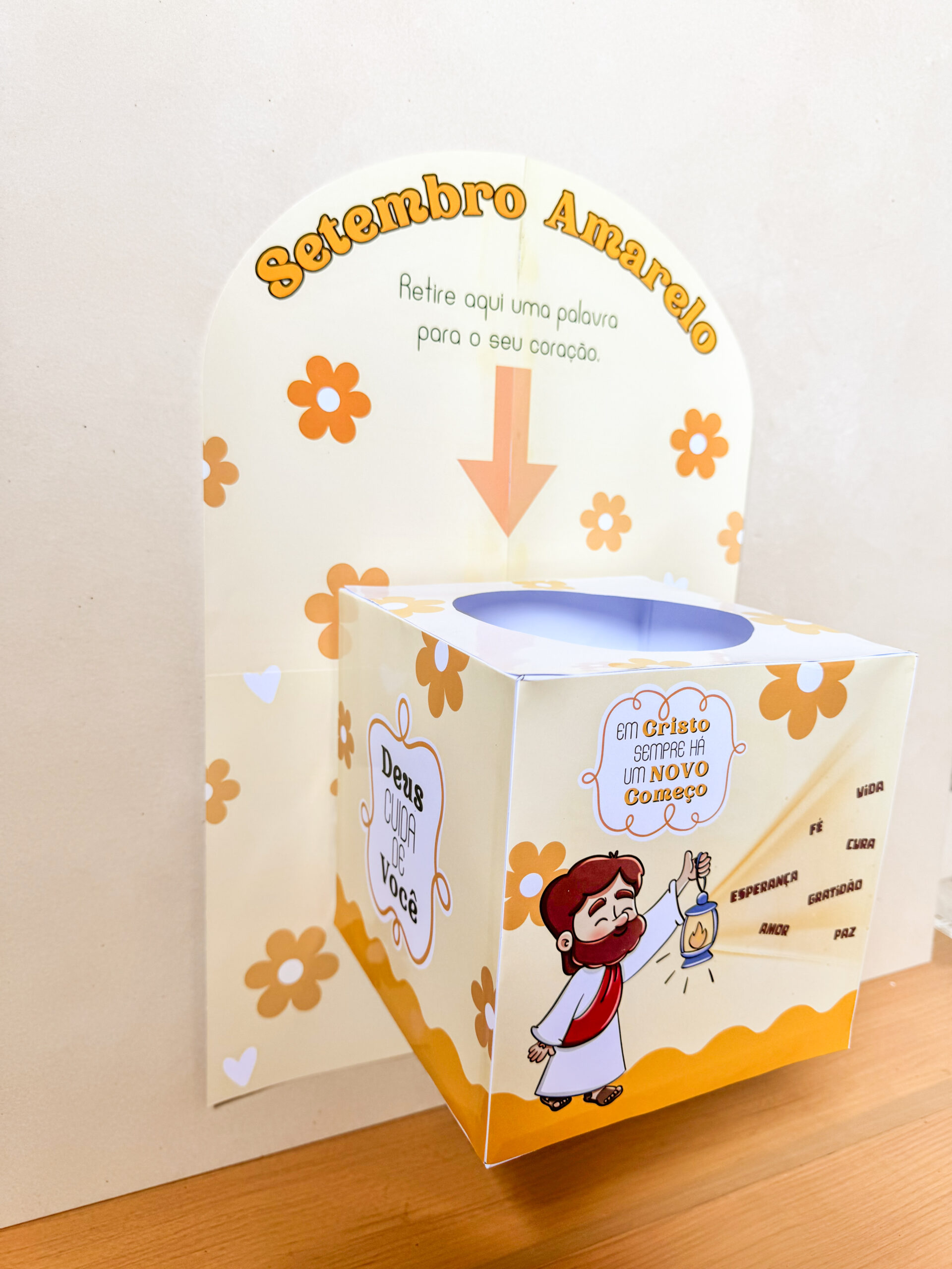 Caixa Setembro Amarelo