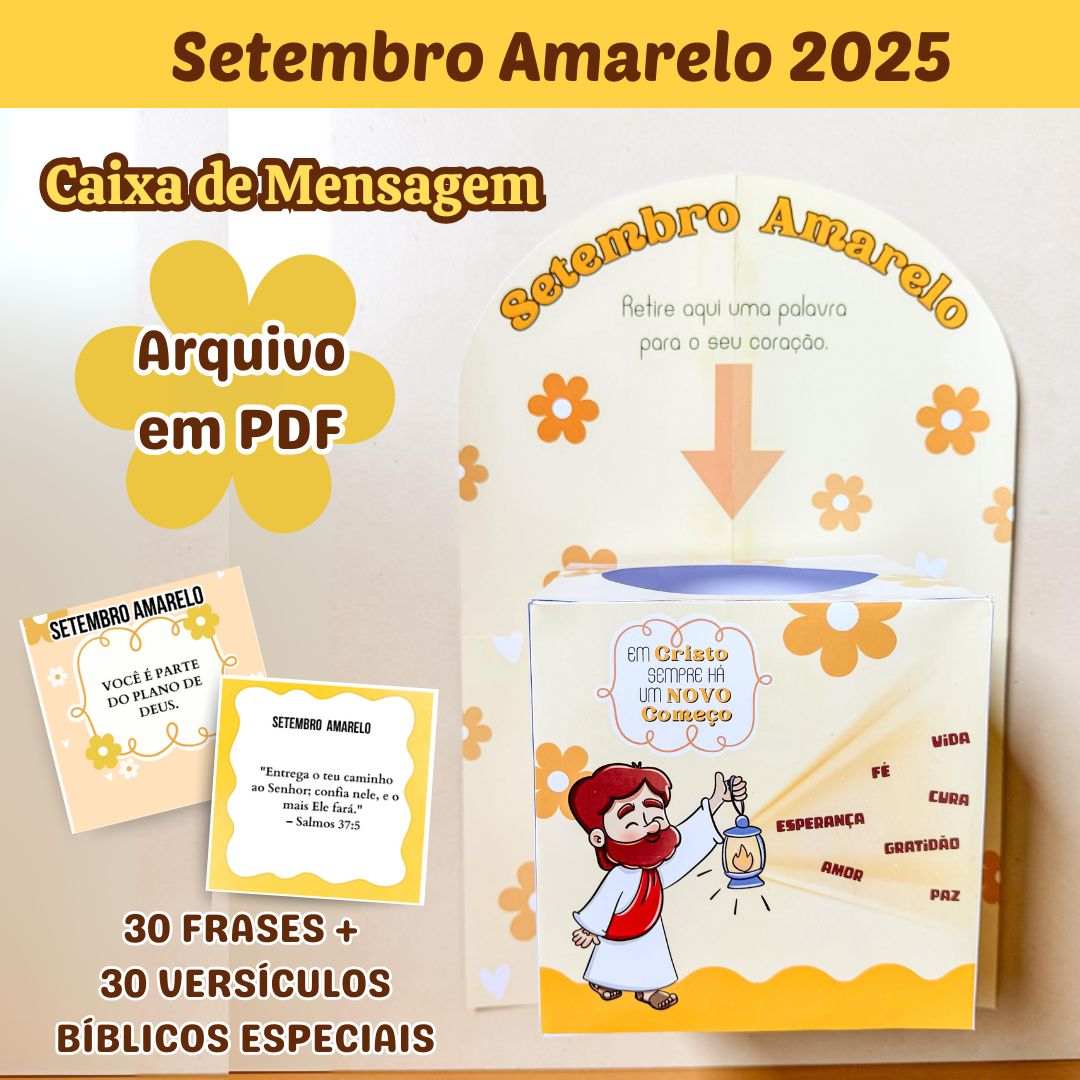 Caixa Setembro Amarelo