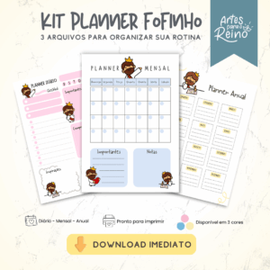 Planner Fofinho – Organização Simples para o Dia a Dia